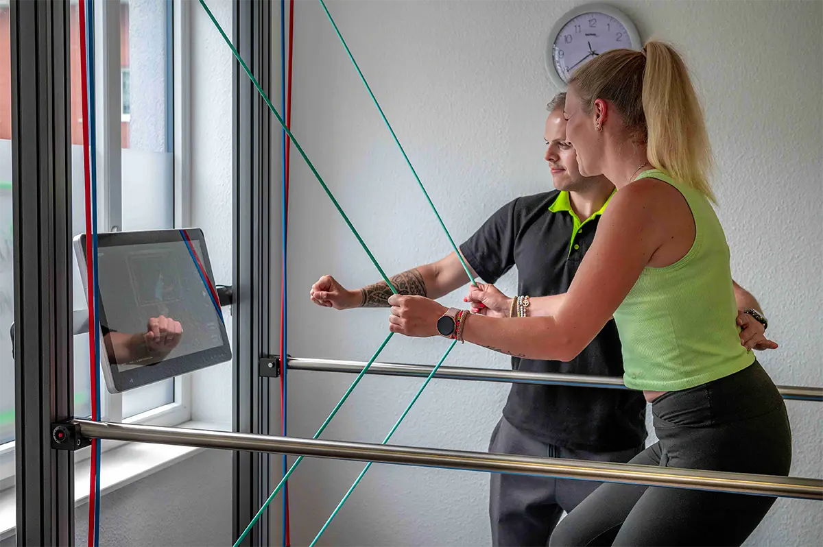 Anleitung Sensopro Training Physiotherapie in Hamm